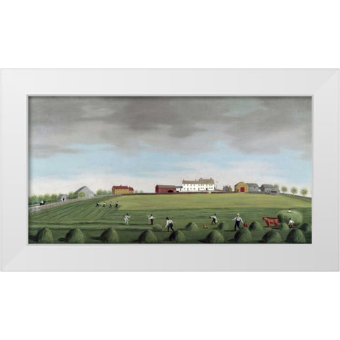 Ralph Wheelocks Farm White Modern Wood Framed Art Print by Alexander, Francis