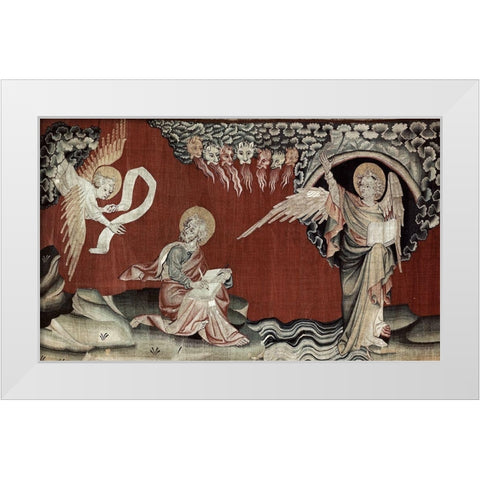 Apocalypse White Modern Wood Framed Art Print by Bataille, Nicolas