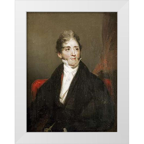 Benjamin Chew Willcock White Modern Wood Framed Art Print by Chinnery, George