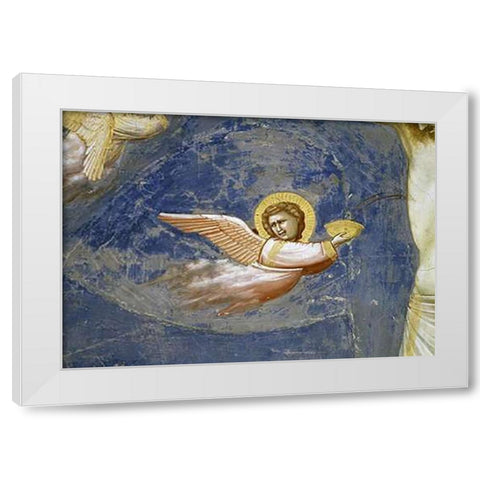 Crucifixion - Detail White Modern Wood Framed Art Print by Giotto