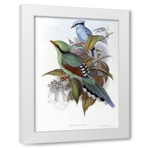 Hunting Cissa White Modern Wood Framed Art Print by Glover, John