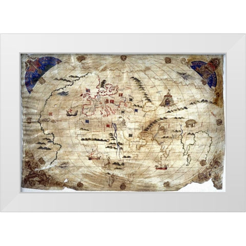 Figura Totius Orbe Thexora Universale White Modern Wood Framed Art Print by Hargonio, Fra Bona