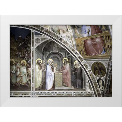 Museumistening: Johnfrom: Stories of Museumist White Modern Wood Framed Art Print by De Menabuoi, Giusto