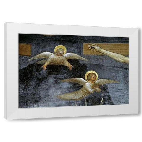 Crucifixion (Detail) White Modern Wood Framed Art Print by De Menabuoi, Giusto