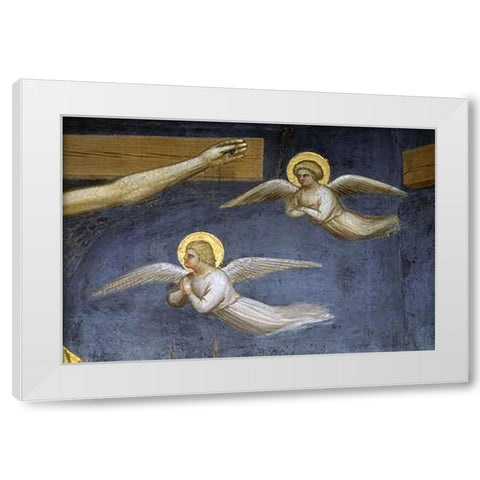Crucifixion (Detail) White Modern Wood Framed Art Print by De Menabuoi, Giusto