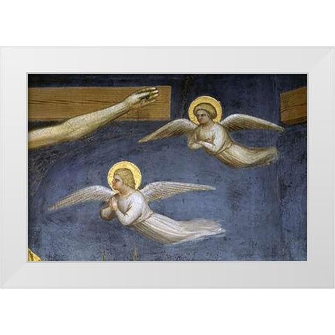 Crucifixion (Detail) White Modern Wood Framed Art Print by De Menabuoi, Giusto