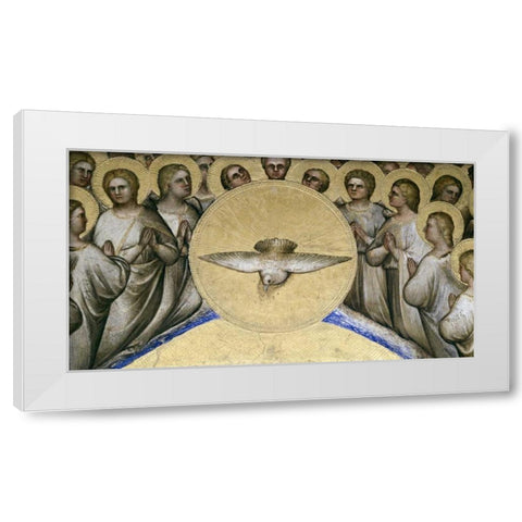 Nativity - Detail White Modern Wood Framed Art Print by De Menabuoi, Giusto