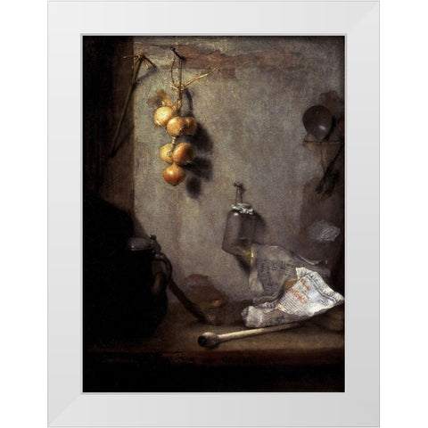 Still Life White Modern Wood Framed Art Print by Paudiss, Christoph