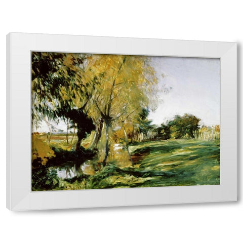 At Broadway White Modern Wood Framed Art Print by Sargent, John Singer