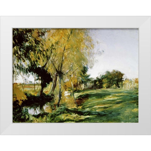 At Broadway White Modern Wood Framed Art Print by Sargent, John Singer