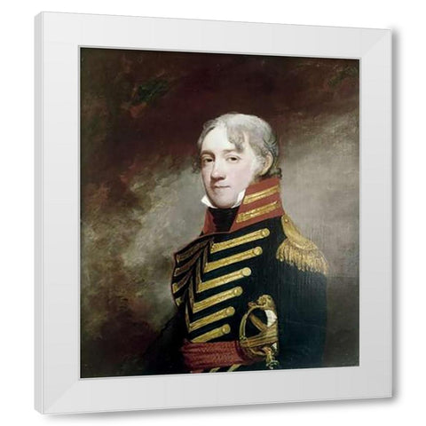 General Fenwick White Modern Wood Framed Art Print by Stuart, Gilbert