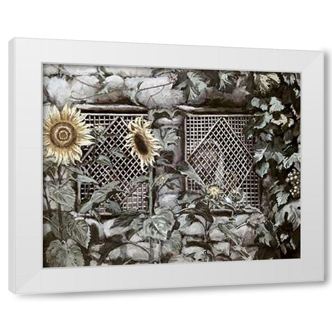 Behold! He Standeth Behind Our Wall White Modern Wood Framed Art Print by Tissot, James