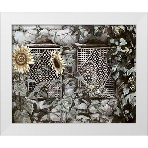 Behold! He Standeth Behind Our Wall White Modern Wood Framed Art Print by Tissot, James