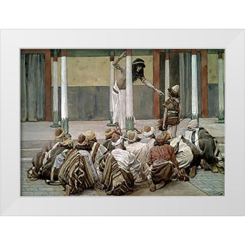 Brothers of Joseph White Modern Wood Framed Art Print by Tissot, James