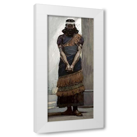 Haggai White Modern Wood Framed Art Print by Tissot, James