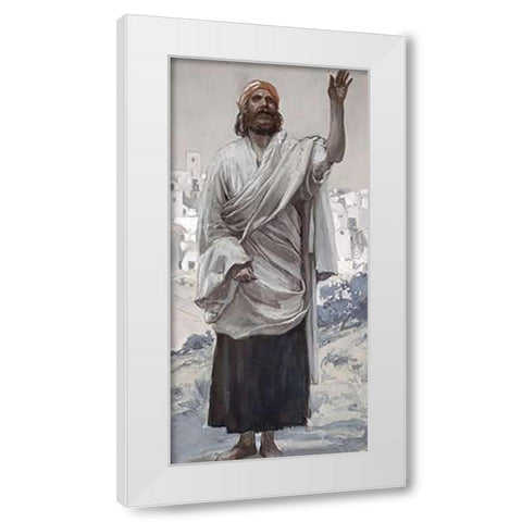 Hosea White Modern Wood Framed Art Print by Tissot, James