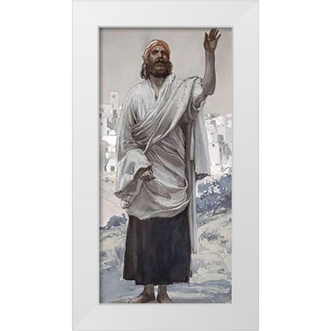 Hosea White Modern Wood Framed Art Print by Tissot, James