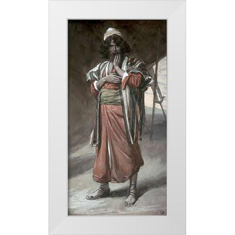Jacob White Modern Wood Framed Art Print by Tissot, James