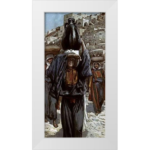 Martha White Modern Wood Framed Art Print by Tissot, James