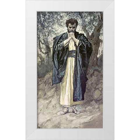 Matthew White Modern Wood Framed Art Print by Tissot, James
