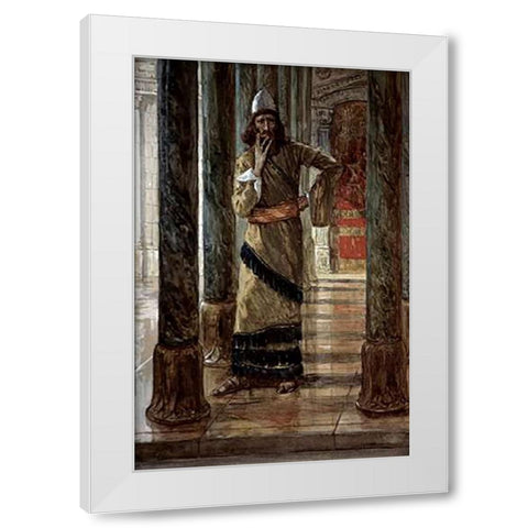 Mordecai White Modern Wood Framed Art Print by Tissot, James