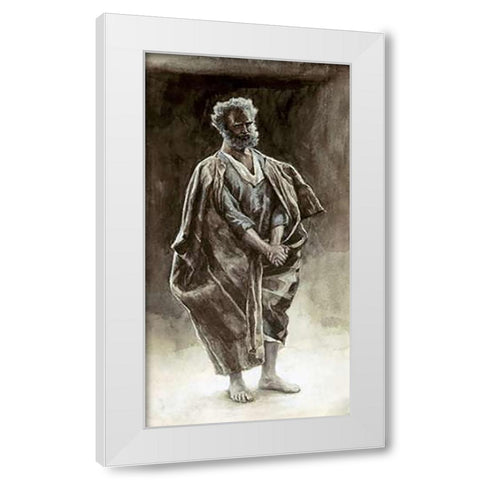 Peter White Modern Wood Framed Art Print by Tissot, James