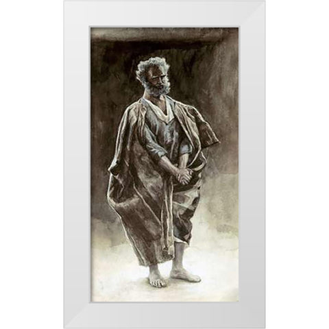 Peter White Modern Wood Framed Art Print by Tissot, James