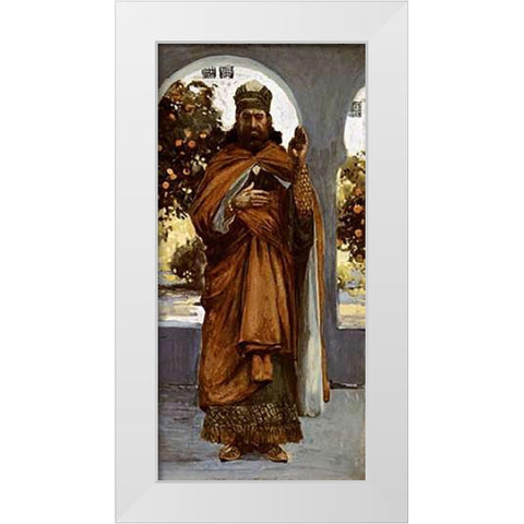 Zephaniah White Modern Wood Framed Art Print by Tissot, James