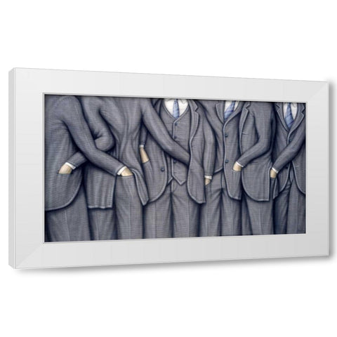 High Risk 1994 White Modern Wood Framed Art Print by Bertani, Ernesto