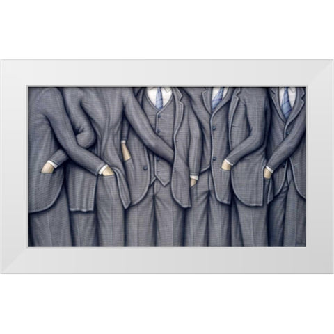 High Risk 1994 White Modern Wood Framed Art Print by Bertani, Ernesto