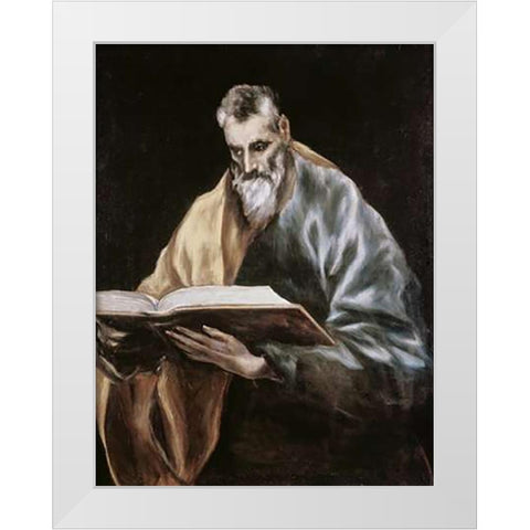Simon White Modern Wood Framed Art Print by Greco, El
