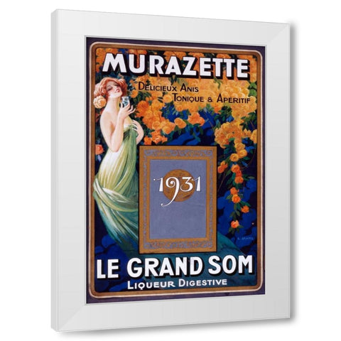 Murazette White Modern Wood Framed Art Print by Camps, Gaspar