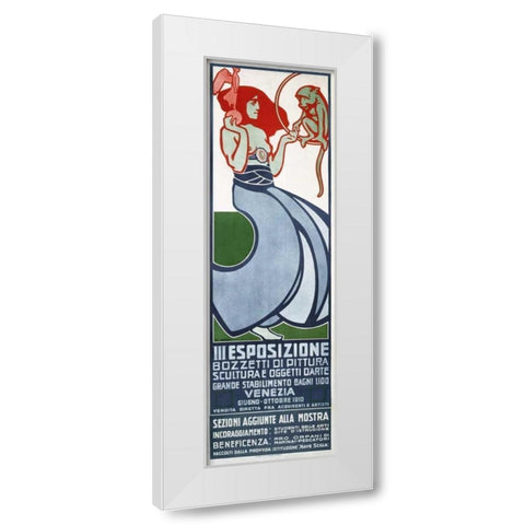 III Esposizione bozzetti di pittura White Modern Wood Framed Art Print by Sormani, Gian Luciano