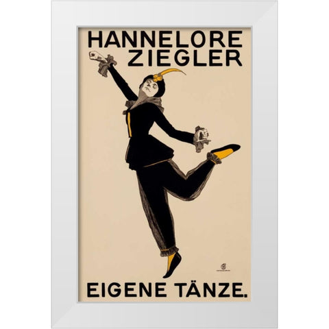 Hannelore Ziegler White Modern Wood Framed Art Print by Unknown