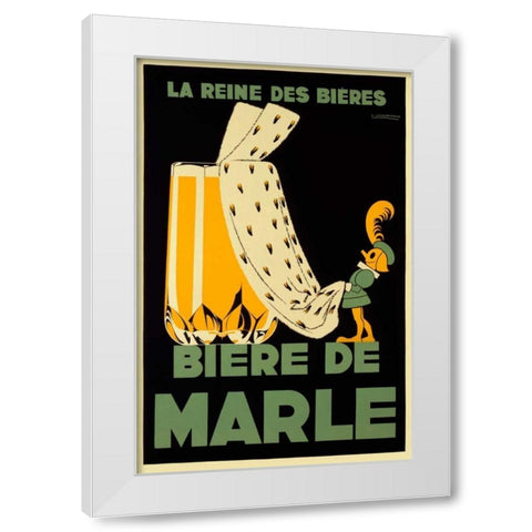 Biere de Marle White Modern Wood Framed Art Print by Courchinoux, Edouard