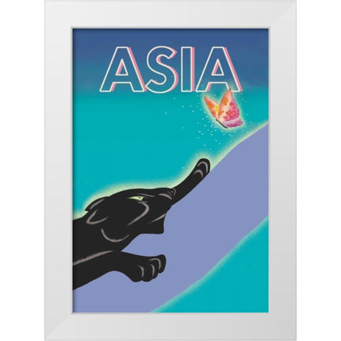 Bright Moment, 1932 White Modern Wood Framed Art Print by McIntosh, Frank