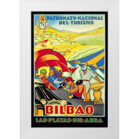 Patronato-Nacional del Turismo White Modern Wood Framed Art Print by Jones, Mary Wright