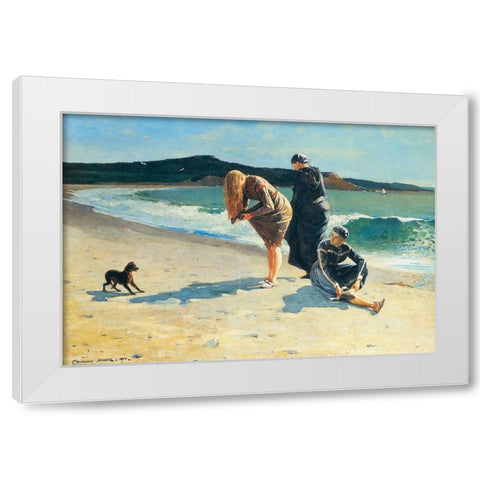 Eaglehead Manchester Massachusetts White Modern Wood Framed Art Print by Homer, Winslow
