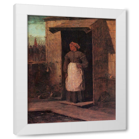 Near Andersonville White Modern Wood Framed Art Print by Homer, Winslow