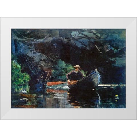 The Guide White Modern Wood Framed Art Print by Homer, Winslow