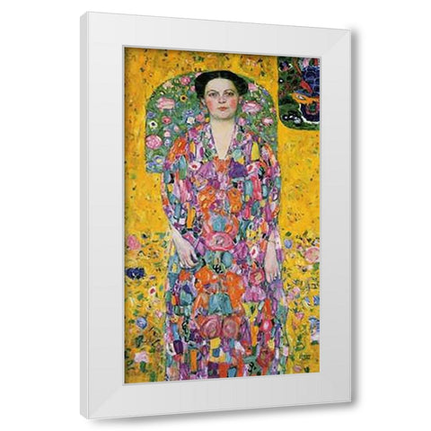 Eugenia Primavesi 1914 White Modern Wood Framed Art Print by Klimt, Gustav