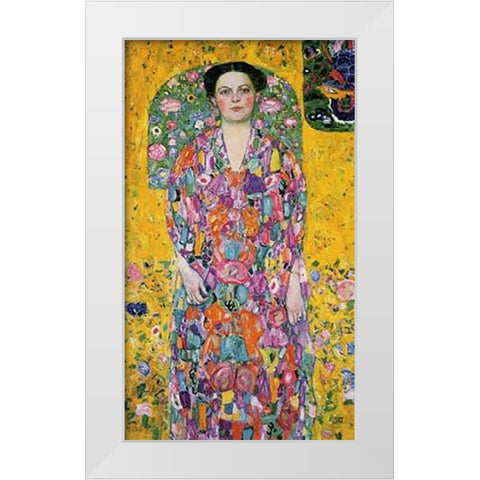 Eugenia Primavesi 1914 White Modern Wood Framed Art Print by Klimt, Gustav