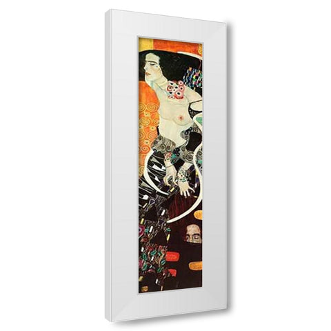 Judith II 1909 White Modern Wood Framed Art Print by Klimt, Gustav