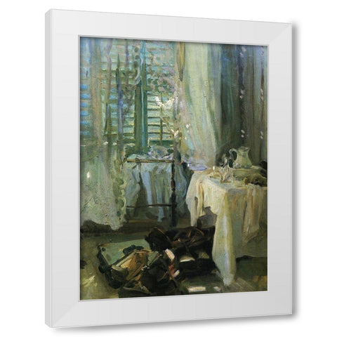A Hotel Room, after 1900 White Modern Wood Framed Art Print by Sargent, John Singer
