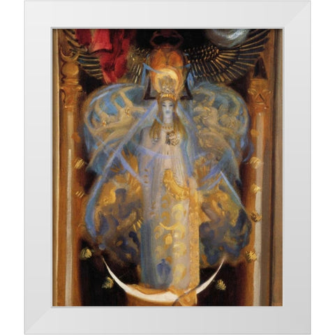 Astarte, 1895 - detail White Modern Wood Framed Art Print by Sargent, John Singer