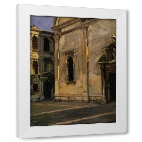 Campo dei Gesuiti, 1902-04 White Modern Wood Framed Art Print by Sargent, John Singer