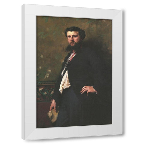 Edouard Pailleron 1879 White Modern Wood Framed Art Print by Sargent, John Singer