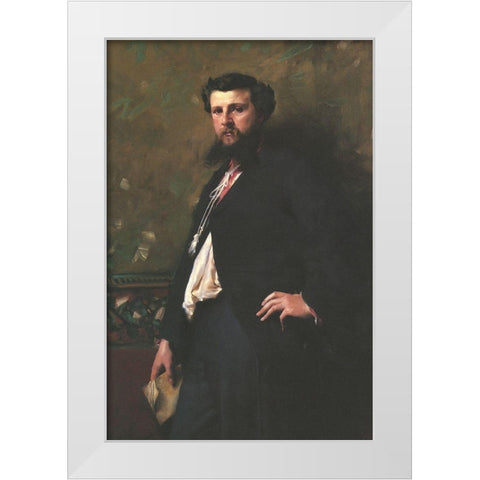 Edouard Pailleron 1879 White Modern Wood Framed Art Print by Sargent, John Singer