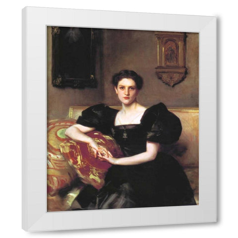 Elizabeth Winthrop Chandler White Modern Wood Framed Art Print by Sargent, John Singer