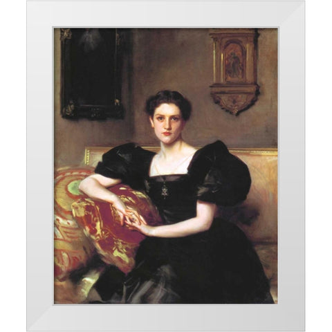 Elizabeth Winthrop Chandler White Modern Wood Framed Art Print by Sargent, John Singer